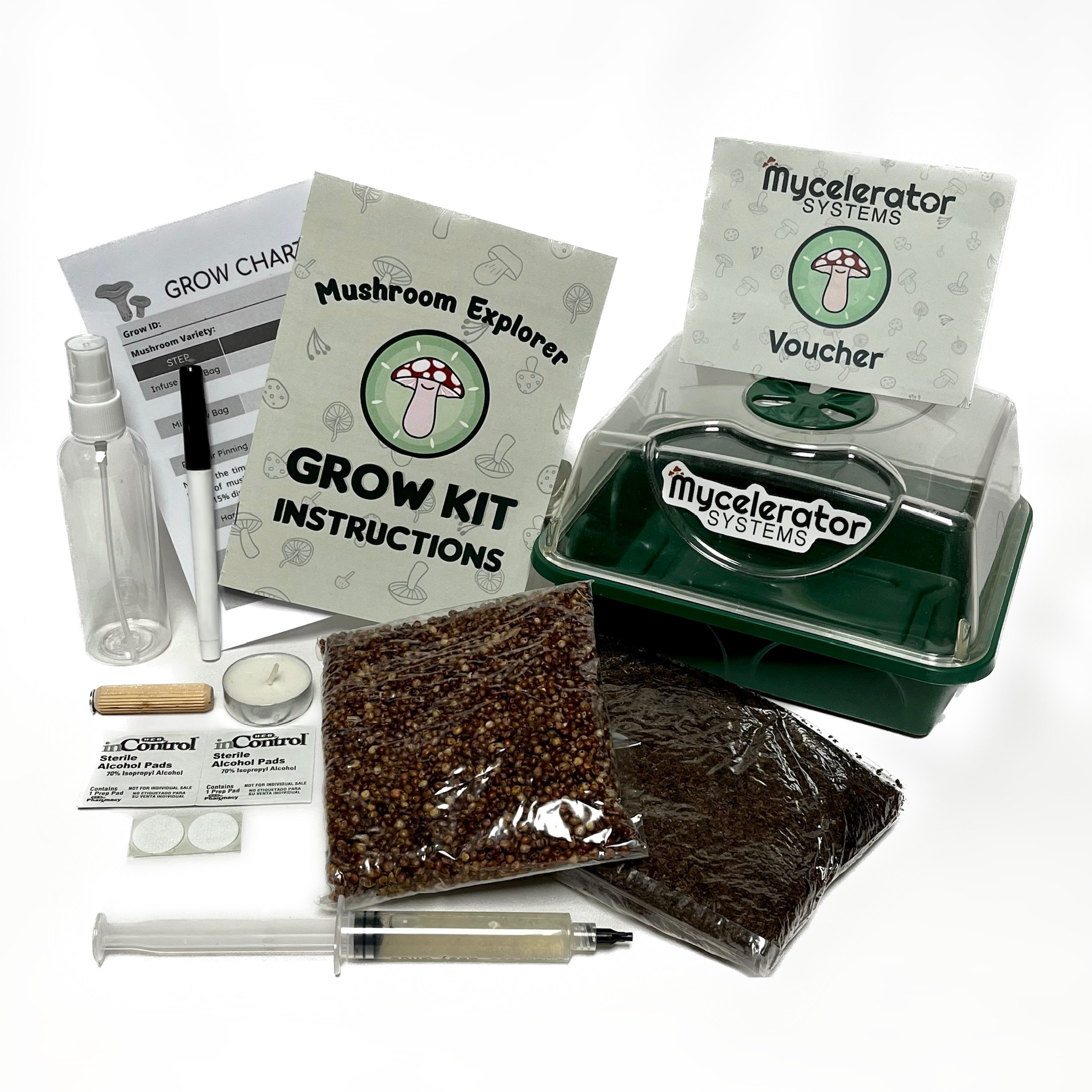 Mycelerator Systems: Optimized Mushroom Grow Kits for Beginners project image