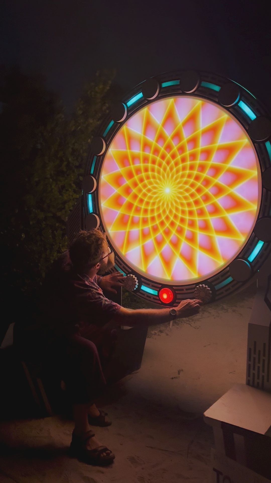 Astral Gate - an interactive visualizer project image