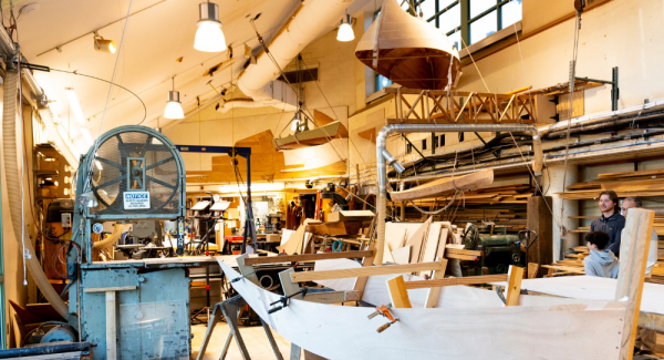 Independence Seaport Museum: Boat Shop - exhibit detail 1