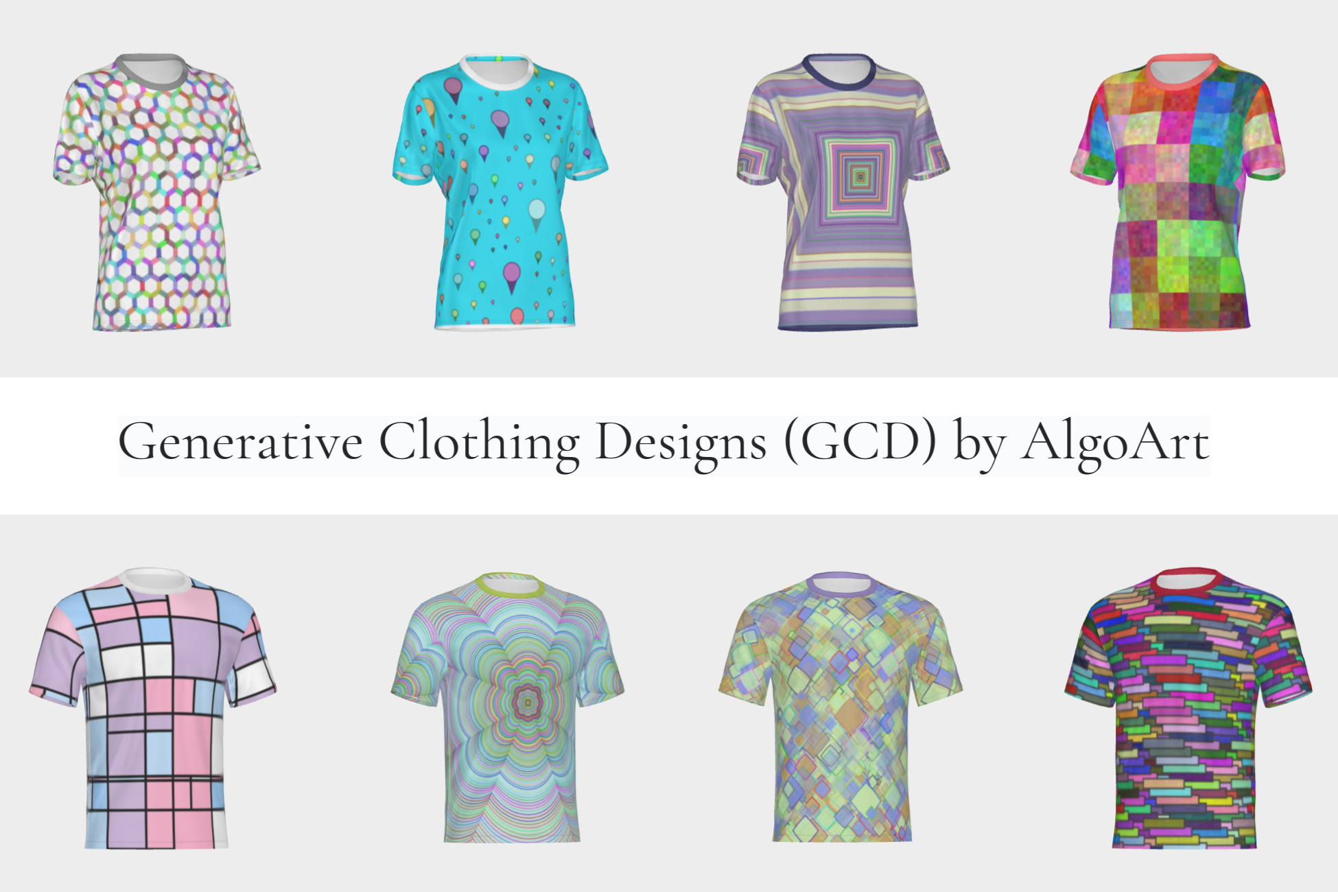 Generative Clothing Designs By AlgoArt project image