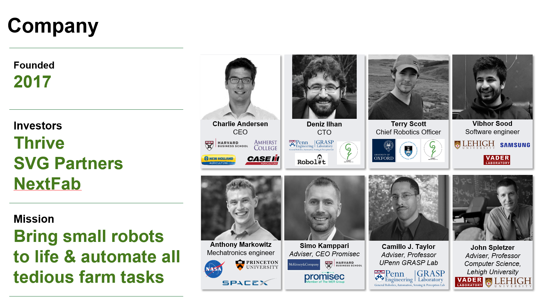 Augean Robotics, Inc. Maker Picture